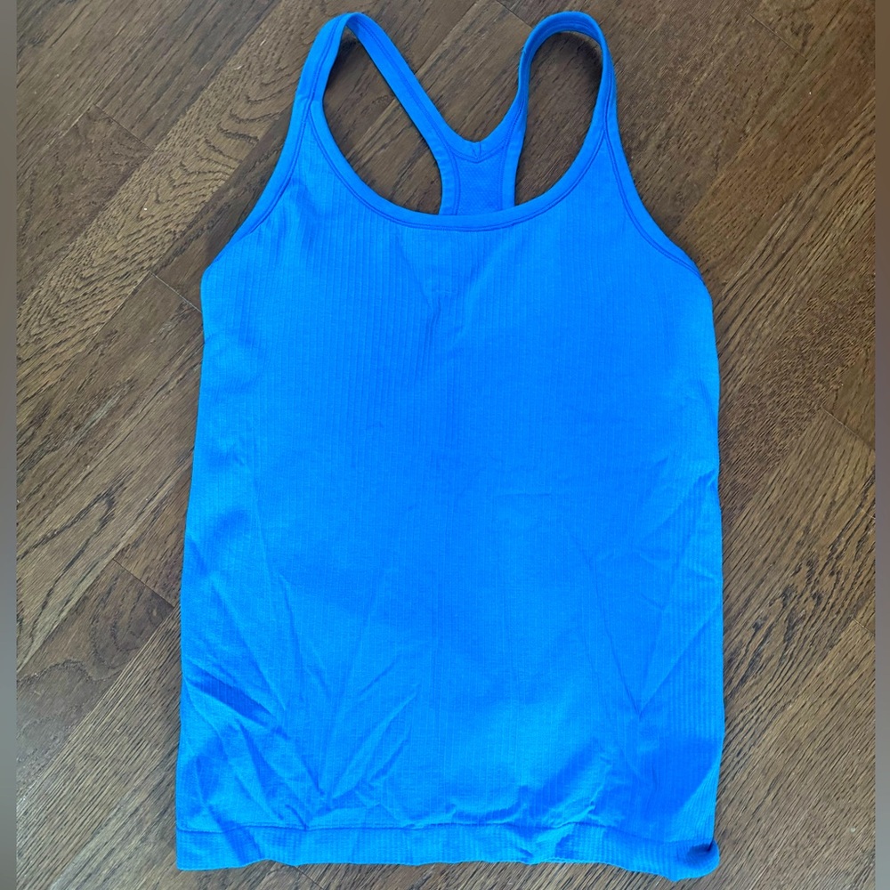 Lululemon Ebb to Street tank top
blue
